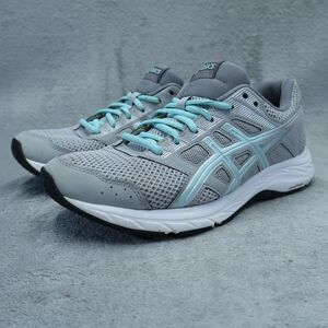 Asics Gel-Contend 5 Running Shoes Women's US 9.5 Sneakers Gray Teal 1012A234